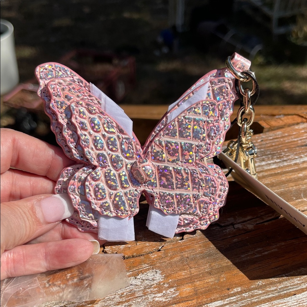 Brahmin Pixie Dust Butterfly Keychain